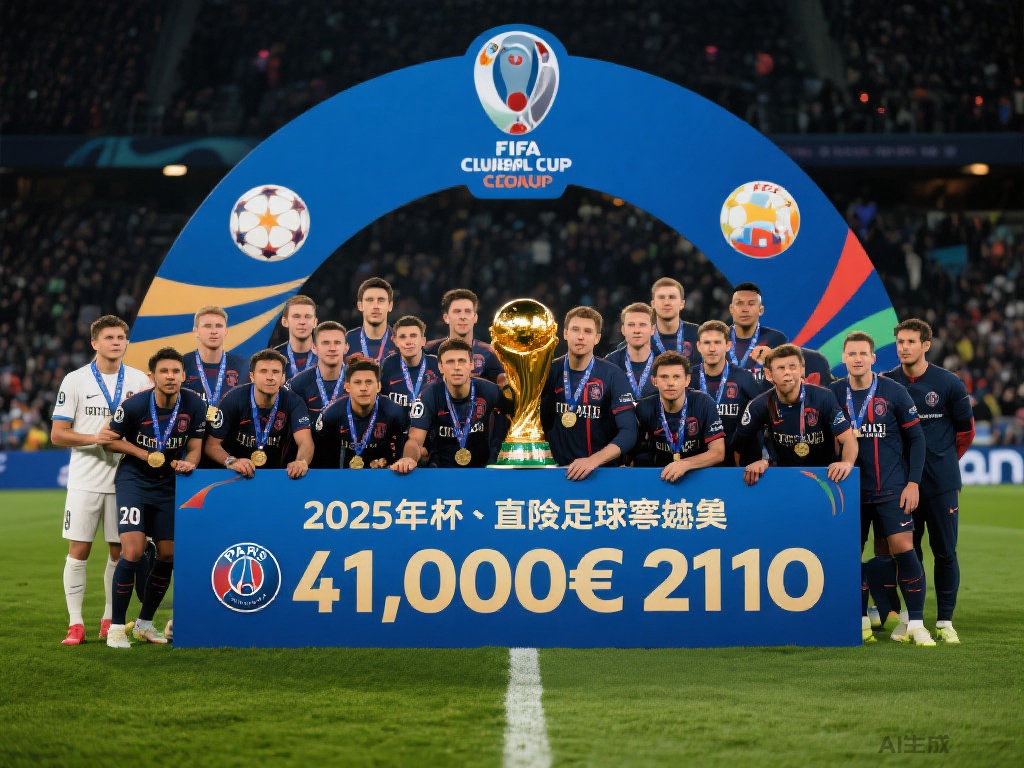 2025年国际足联俱乐部世界杯：冠军奖金突破1亿欧元大关